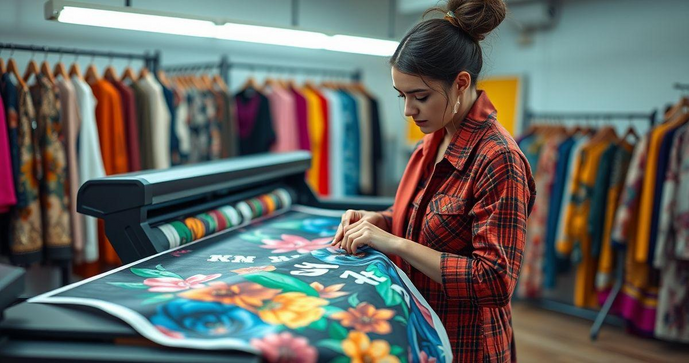 Impressão digital em tecido: como essa técnica transforma a moda Impressão digital em tecido: como essa técnica transforma a moda